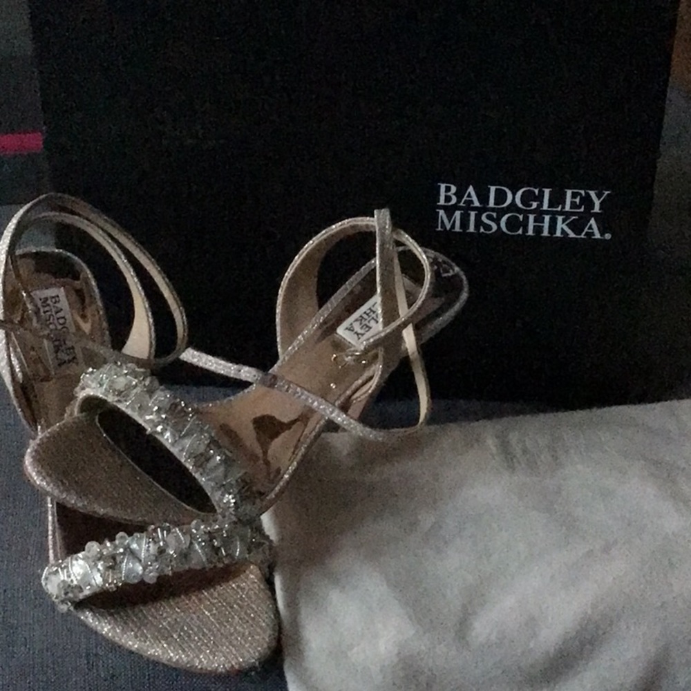 Woman’s wedding shoes